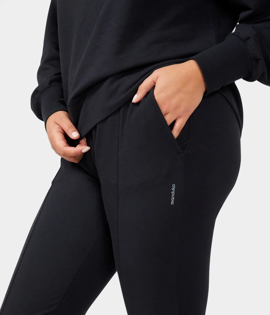 Women's Manduka RESTORE Jogger Black | 3591685