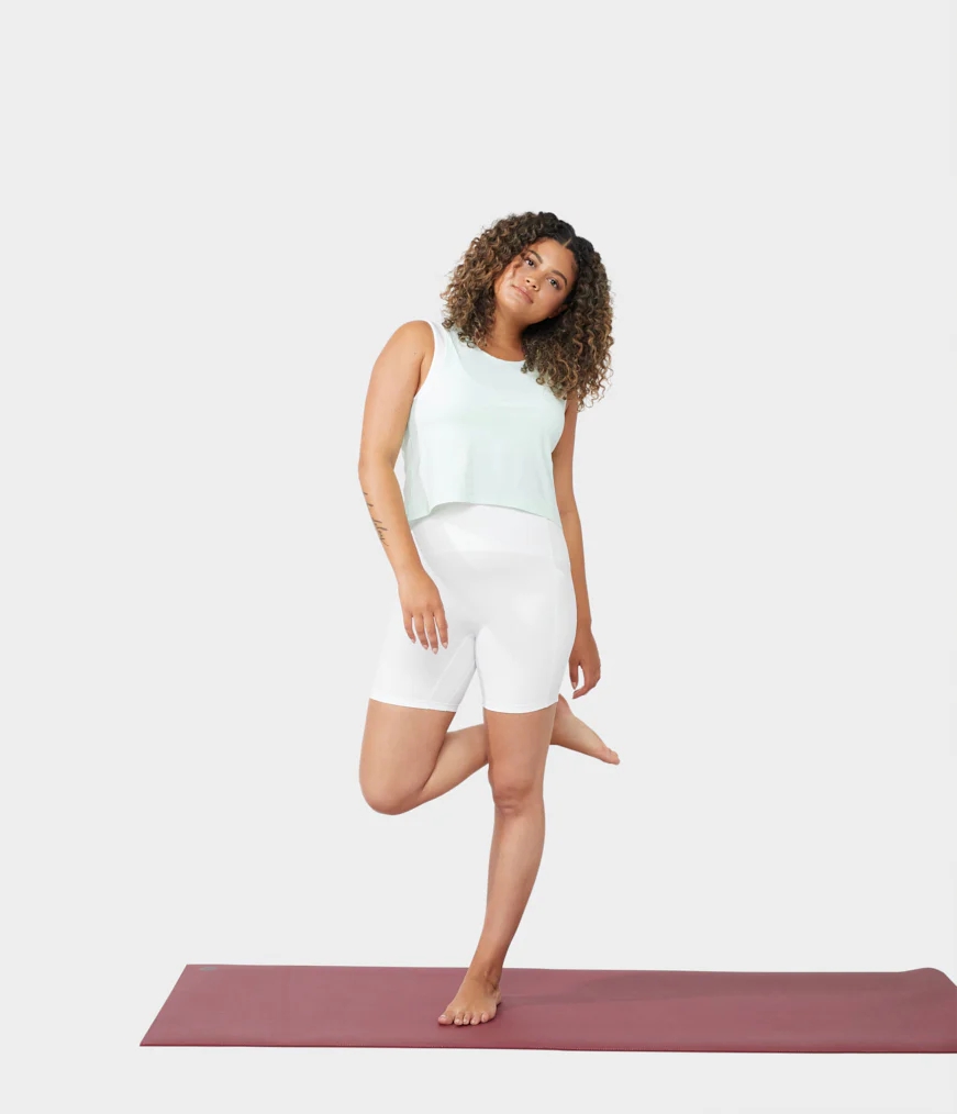 Women's Manduka ROOT TO RISE Tanks White | 4430608