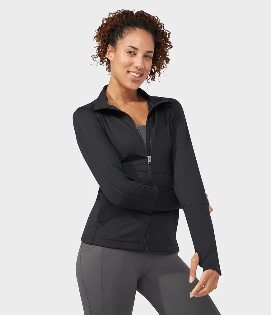 Women's Manduka SEQUENCE Jackets Black | 3298431