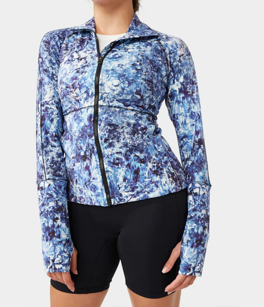 Women's Manduka SEQUENCE Jackets Blue | 9429488