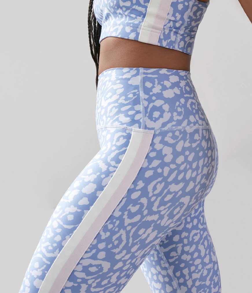 Women's Manduka X SPIRITUAL GANGSTER Leggings Light Blue | 1201235