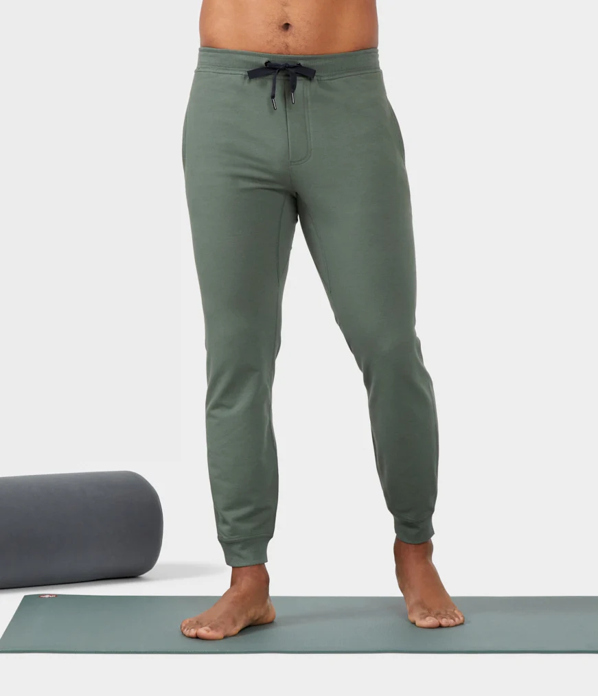 Men's Manduka RECHARGE Jogger Green | 6820078