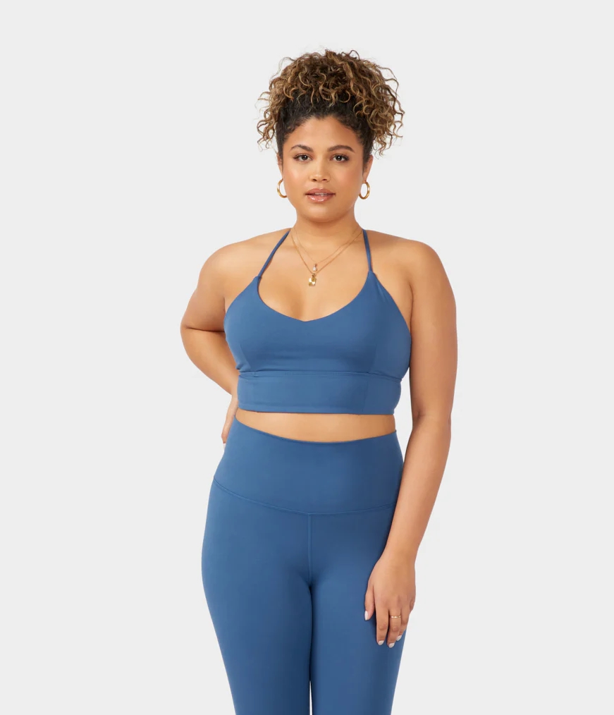 Women's Manduka ESSENCE Bras Blue | 1137430