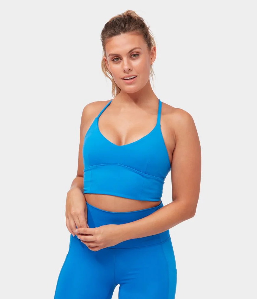 Women's Manduka ESSENCE Bras Blue | 5470048