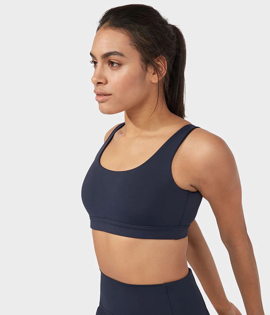 Women's Manduka PRESENCE Bras Navy | 5084798